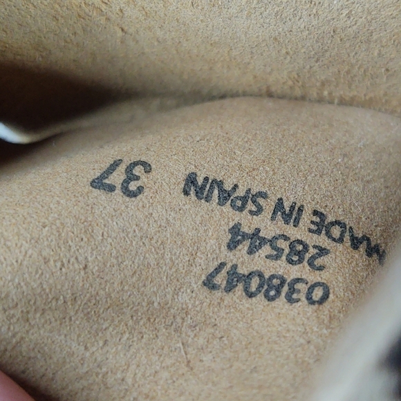 Like New Office Girl Leopard Calf Hair Flatform Espadrille Slide Sandal - Picture 15 of 16